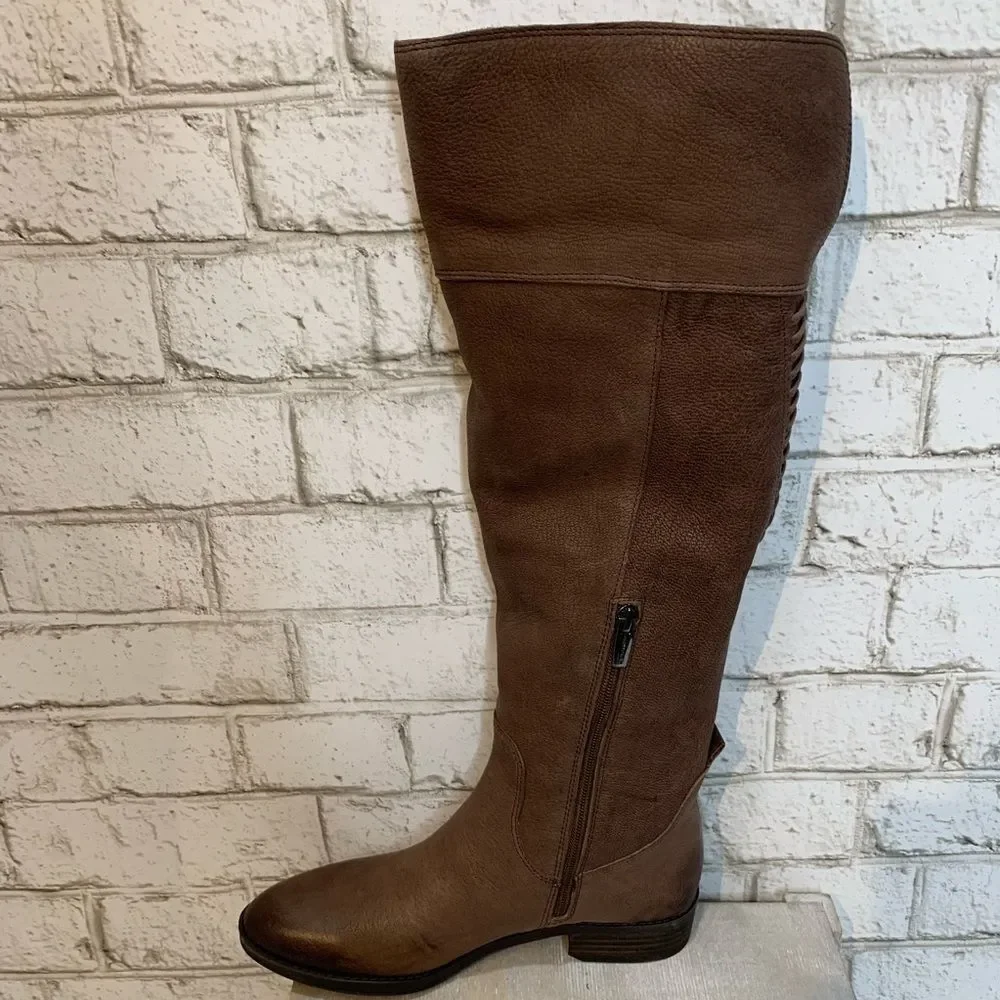 𝅺Vince Camuto Patamina Leather Riding Boots NIB - Picture 5 of 8